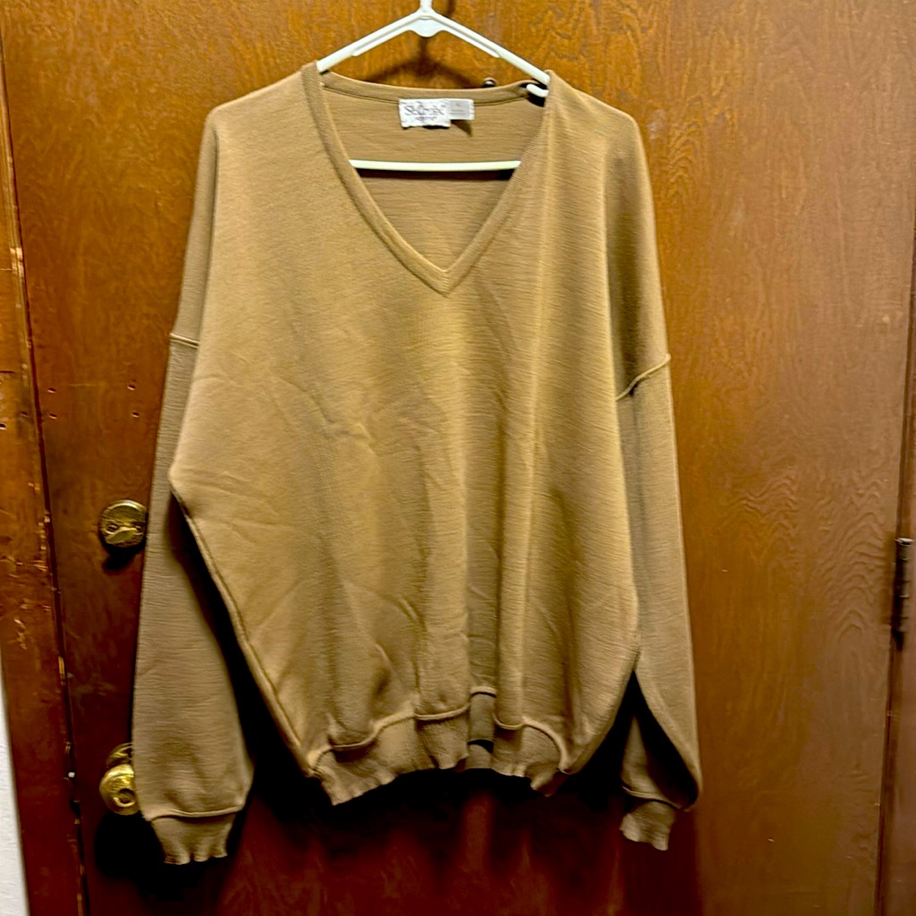 St Croix Brown 100% Wool Made In Usa
